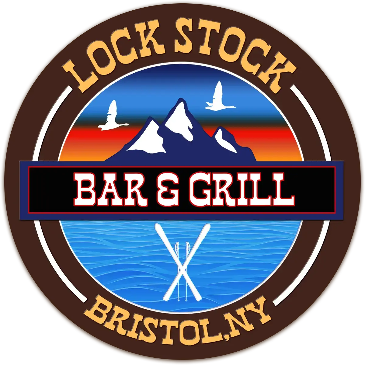 Lock Stock Bar & Grill logo
